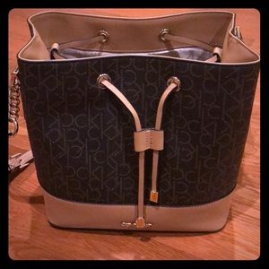 NWOT Calvin Klein Bucket Tote Bag